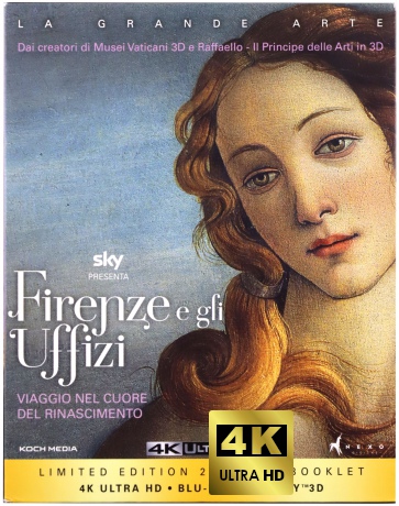 Firenze e gli Uffizi [Blu-Ray 4K]+[Blu-Ray 3D]+[Blu-Ray]