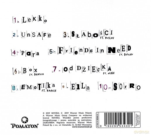 Novika: Bez Cukru [CD]