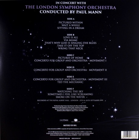 Deep Purple: In Concert With The London Symphony Orchestra [3xWinyl]