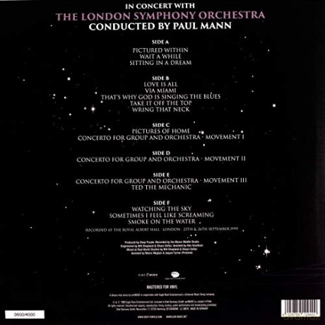 Deep Purple: In Concert With The London Symphony Orchestra [3xWinyl]+[2CD]