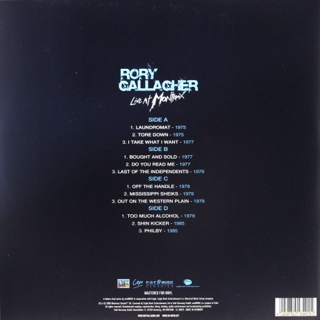 Rory Gallagher: Live At Montreux [2xWinyl]