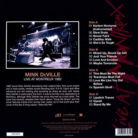 Mink DeVille: Live At Montreux 1982 [2xWinyl]+[CD]