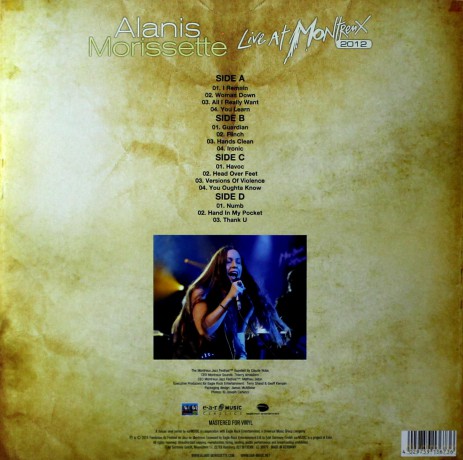 Alanis Morissette: Live At Montreux 2012 [2xWinyl]