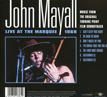 John Mayall: Live At The Marquee 1969 (digipack) [CD]