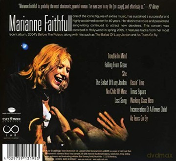 Marianne Faithfull: Live In Hollywood [CD]