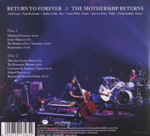 Return To Forever: The Mothership Returns (digipack) [2CD]