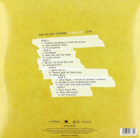The Black Crowes: Warpaint Live [3xWinyl]