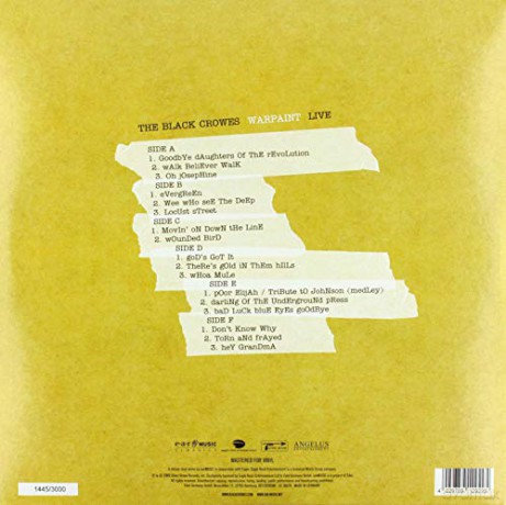 The Black Crowes: Warpaint Live [3xWinyl]+[2CD]