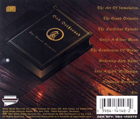 God Dethroned: The Grand Grimoire [CD]