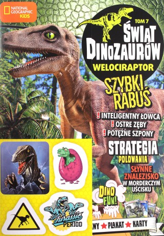Świat Dinozaurów (Tom 7) Welociraptor [KSIĄŻKA]