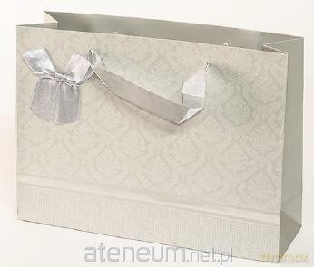 Torba prezentowa M srebrna 0038-01