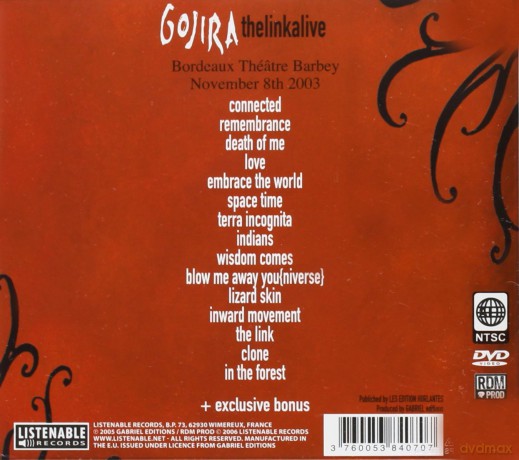 Gojira: The Link Alive [DVD]