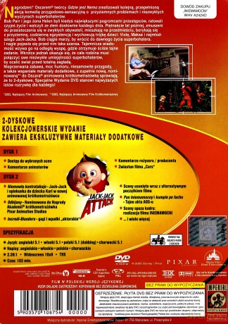 Iniemamocni Wydanie Specjalne [2DVD] (Disney)