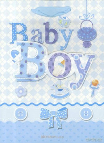 Torebka prezentowa L Baby Boy 1331-02