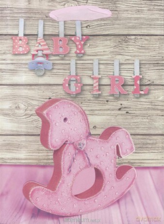 Torebka prezentowa L Baby Girl 1332-02