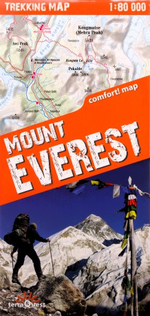 Trekking map Mount Everest 1:80 000 mapa laminowana