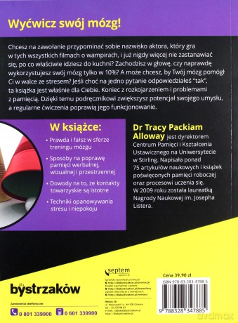 Trening umysłu dla bystrzaków - Tracy Packiam Alloway [KSIĄŻKA]