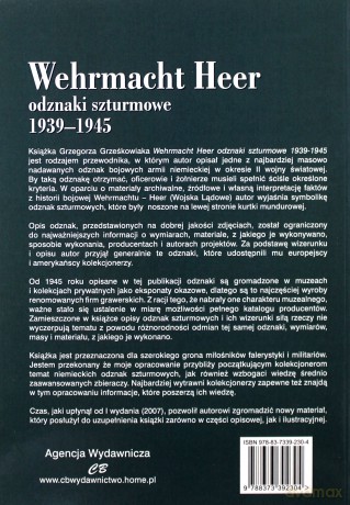 Wehrmacht Heer odznaki szturmowe 1939-1945 - Grzegorz Grześkowiak [KSIĄŻKA]