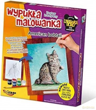 Wypukła Malowanka - Kot American Bobtail