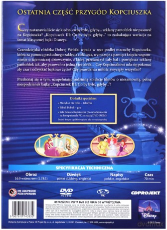 Kopciuszek 3: Co by było gdyby... nowe wydanie (Disney) [DVD]
