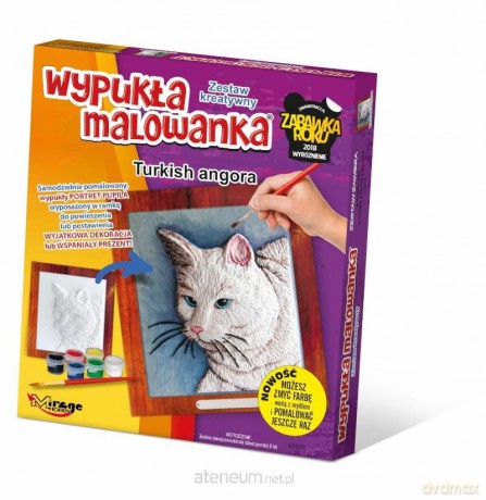 Wypukła Malowanka - Kot Turecki Angora
