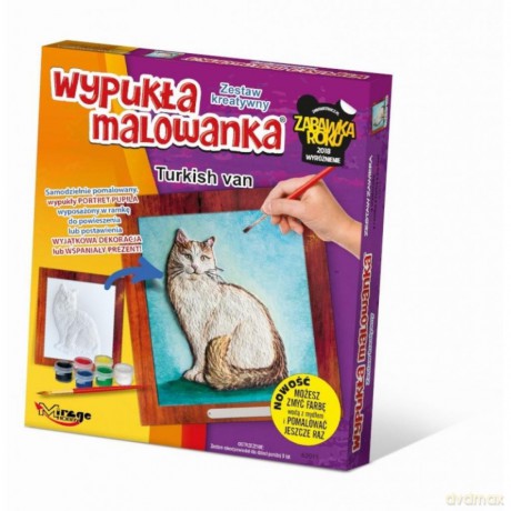 Wypukła Malowanka - Kot Turecki Van