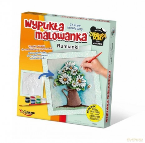 Wypukła Malowanka - Kwiaty Rumianki
