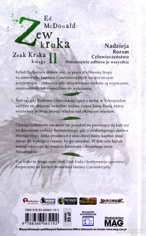 Znak Kruka (Tom 2) Zew kruka [KSIĄŻKA]