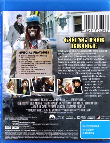 Trading Places (Nieoczekiwana zmiana miejsc) [Blu-Ray]