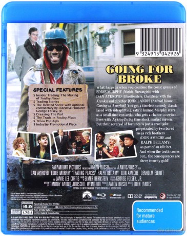 Trading Places (Nieoczekiwana zmiana miejsc) [Blu-Ray]