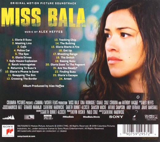 Miss Bala soundtrack (Alex Heffes) [CD]