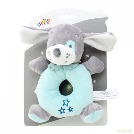 Grzechotka New Baby Piesek miętowy 16 cm