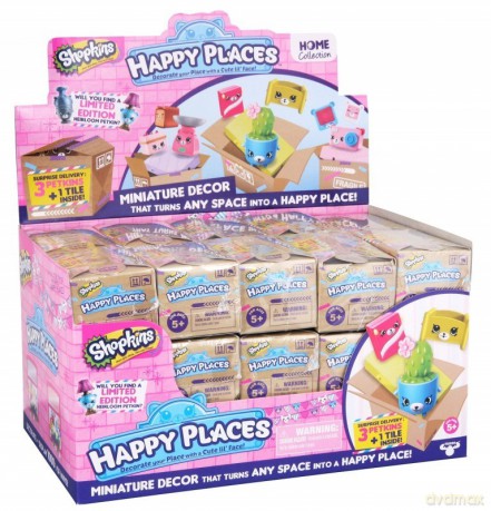 Happy Places Shopkins 3-pak Stand/30 sztuk [FIGURKA]