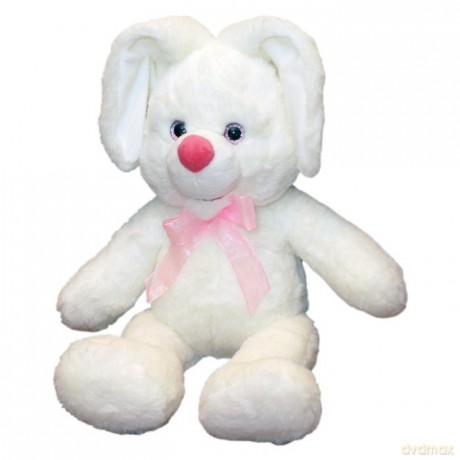 Maskotka Króliczek Kłapciuszek kremowy 26 cm