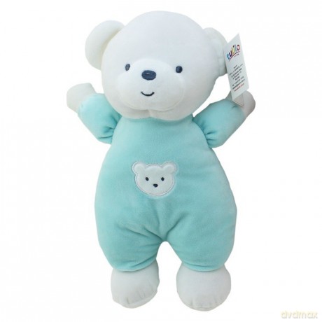 Maskotka Miś Milusiński w kolorze miętowym 30 cm