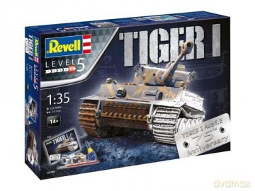 Zestaw upominkowy Model plastikowy 75 Years Tiger I