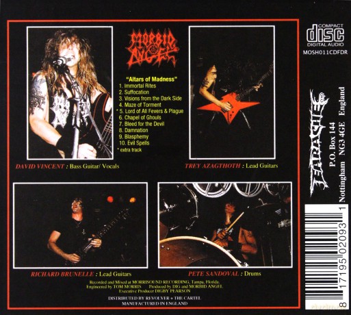 Morbid Angel: Altars Of Madness (digipack) [CD]
