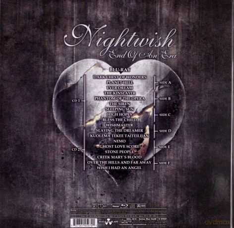 Nightwish: End Of An Era (earbook) [Blu-Ray]+[3xWinyl]+[2CD]