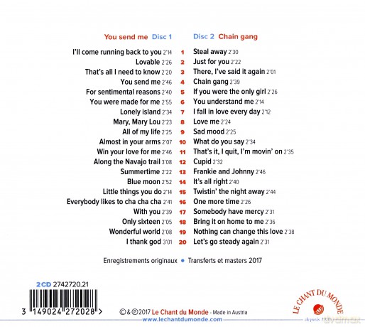 Sam Cooke: You Send Me (digipack) [2CD]