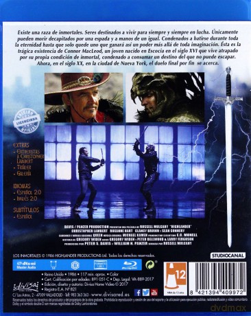 Highlander (Nieśmiertelny) [Blu-Ray]
