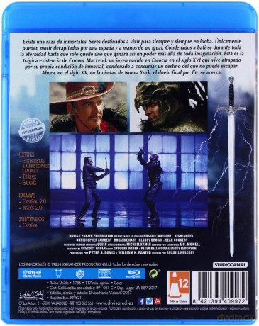Highlander (Nieśmiertelny) [Blu-Ray]