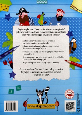 Czytam sylabami. Pierwsze kroki w nauce czytania [KSIĄŻKA]