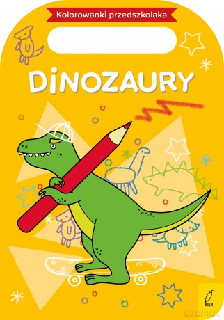 Dinozaury. Kolorowanki przedszkolaka [KSIĄŻKA]