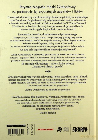 Hanka Ordonówna. Miłość jej wszystko wybaczy - Anna Mieszkowska [KSIĄŻKA]