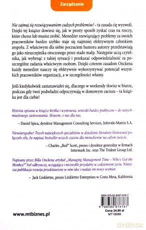 Jednominutowy menedżer spotyka małpę - Kenneth Blanchard, William Oncken Jr, Hal Burrows [KSIĄŻKA]