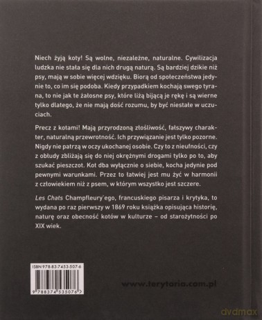 Koty. Historia, zwyczaje, obserwacje, anegdoty - Jules Champfleury [KSIĄŻKA]
