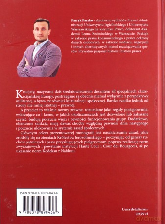 Kultura prawna na ziemiach królestwa jerozolimskiego - Patryk Paszko [KSIĄŻKA]
