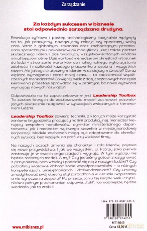 Leadership tool box. Narzędzia nowoczesnego menedżera - Robert St. Bokacki [KSIĄŻKA]