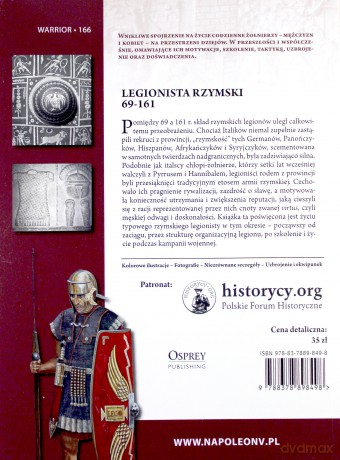 Legionista rzymski 69-161 - Ross Cowan [KSIĄŻKA]