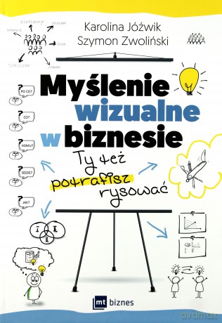 Myślenie wizualne w biznesie. Ty też potrafisz rysować - Jóźwik Karolina, Szymon Zwoliński [KSIĄŻKA]